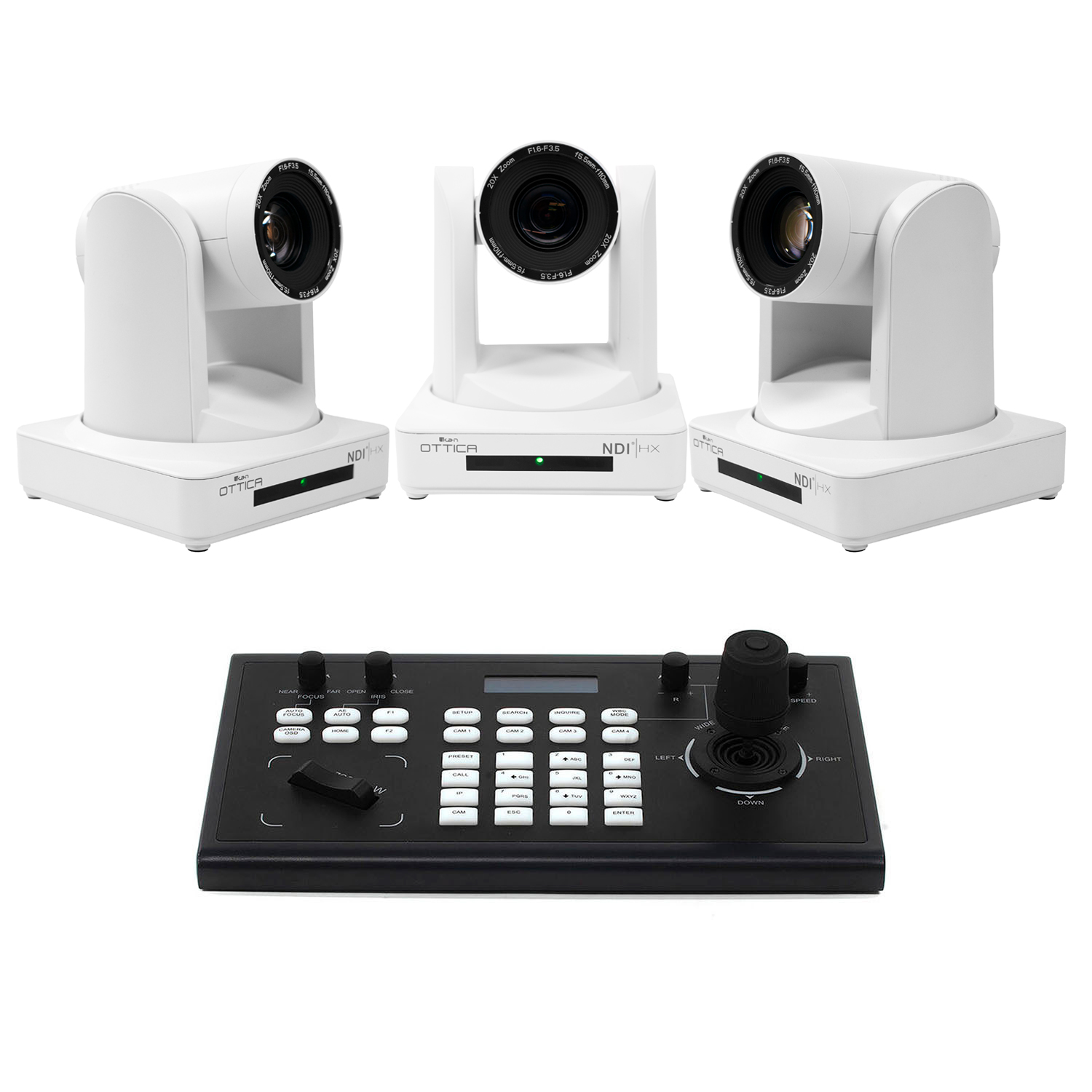 Hệ thống Camera iKan Ottica PTZ OTTICA-WH-3PTZ-1C