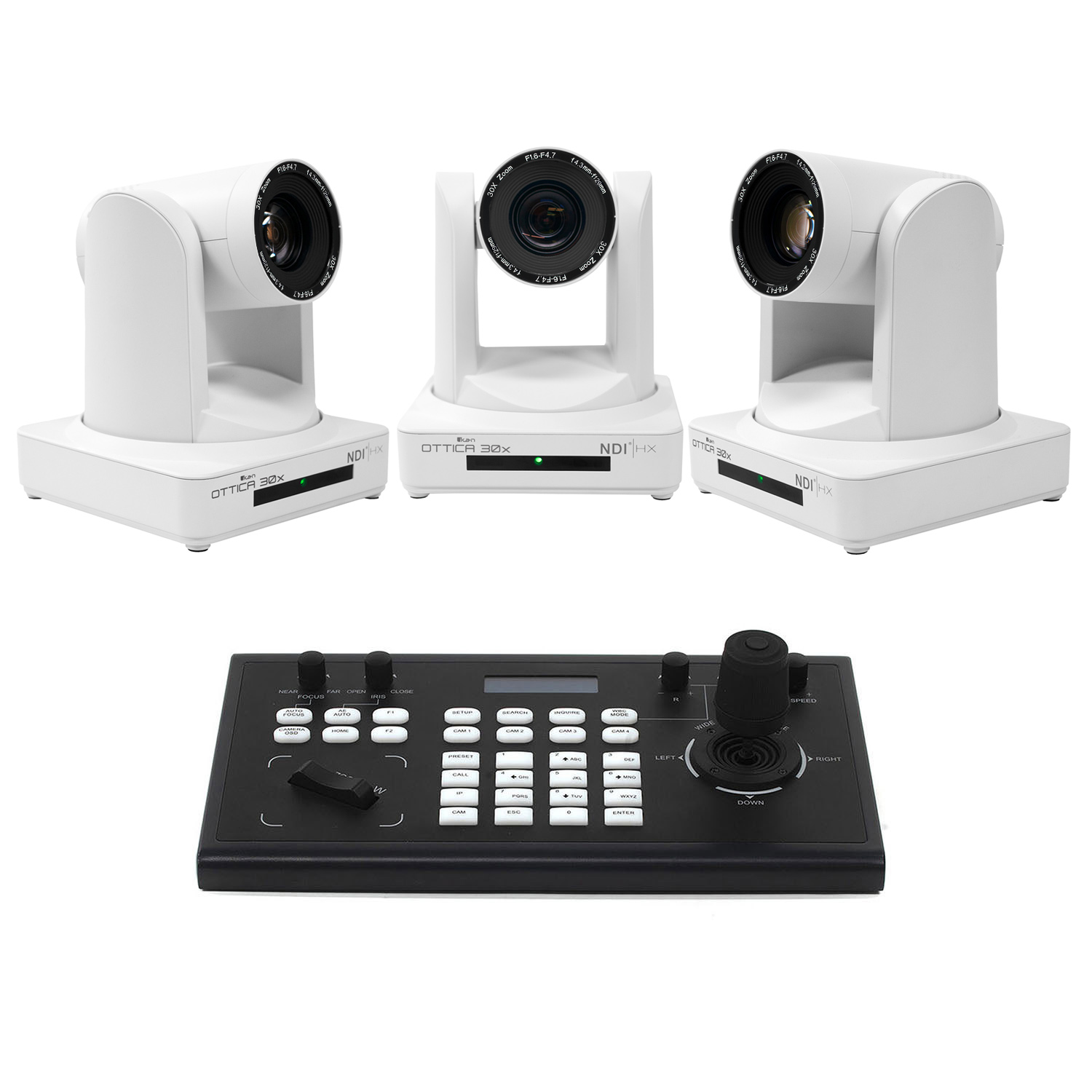 Hệ thống Camera iKan Ottica PTZ OTTICA30W-3PTZ-1C